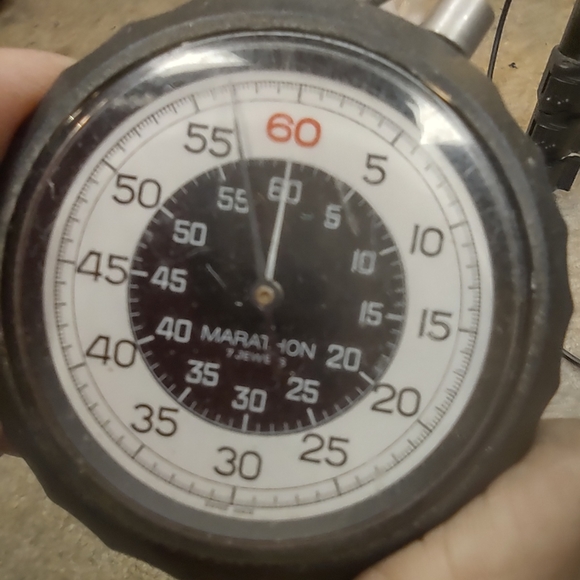 Marathon 7 jewels Swiss stopwatch military item - Picture 8 of 12